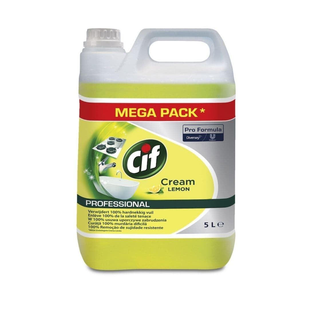 Cif Professional Creme Limão – Detergente Cremoso para Limpeza Profissional