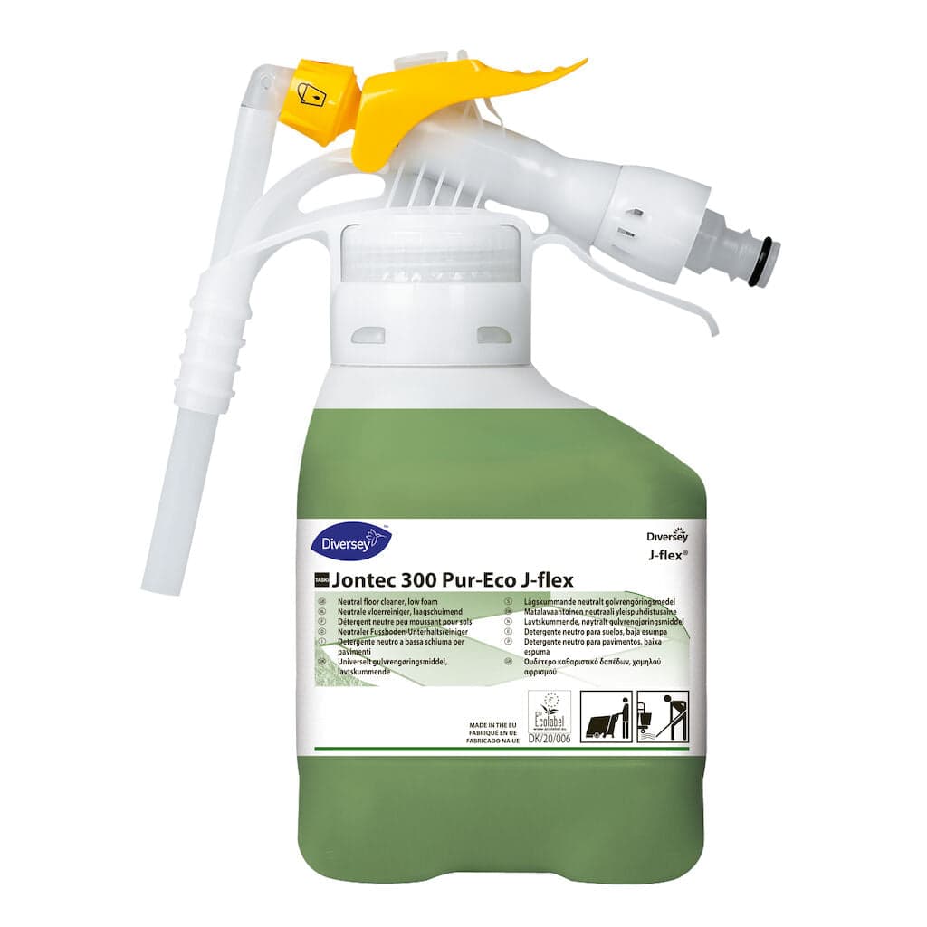 TASKI Jontec 300 Pur-Eco J-Flex – Detergente Neutro para Pavimentos com Baixa Espuma 1,5L
