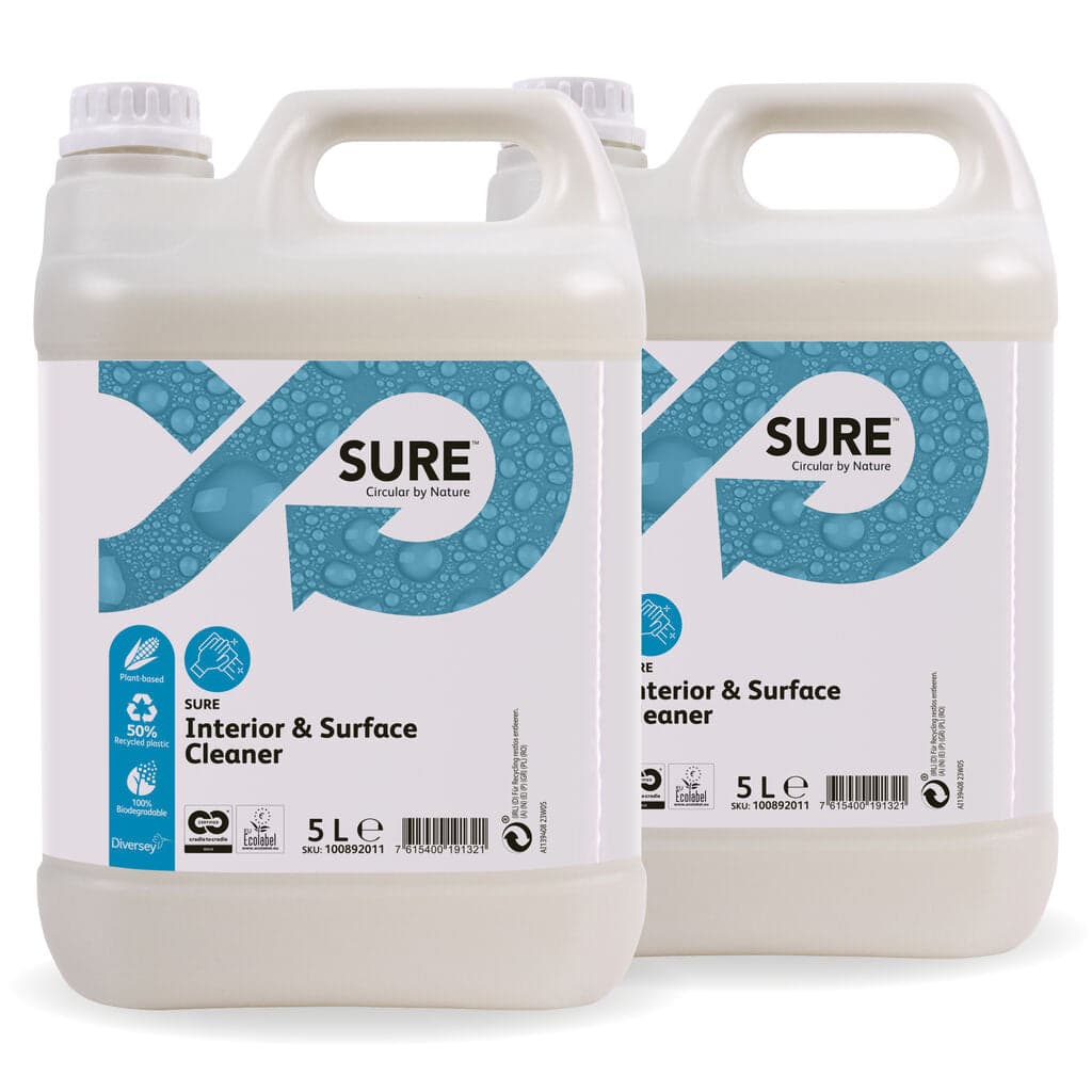 Diversey SURE Interior & Surface Cleaner – Detergente Multiusos Ecológico para Superfícies