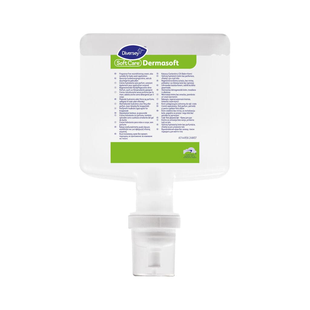 Soft Care Dermasoft – Creme Hidratante para Mãos e Corpo Sem Perfume 1,3L