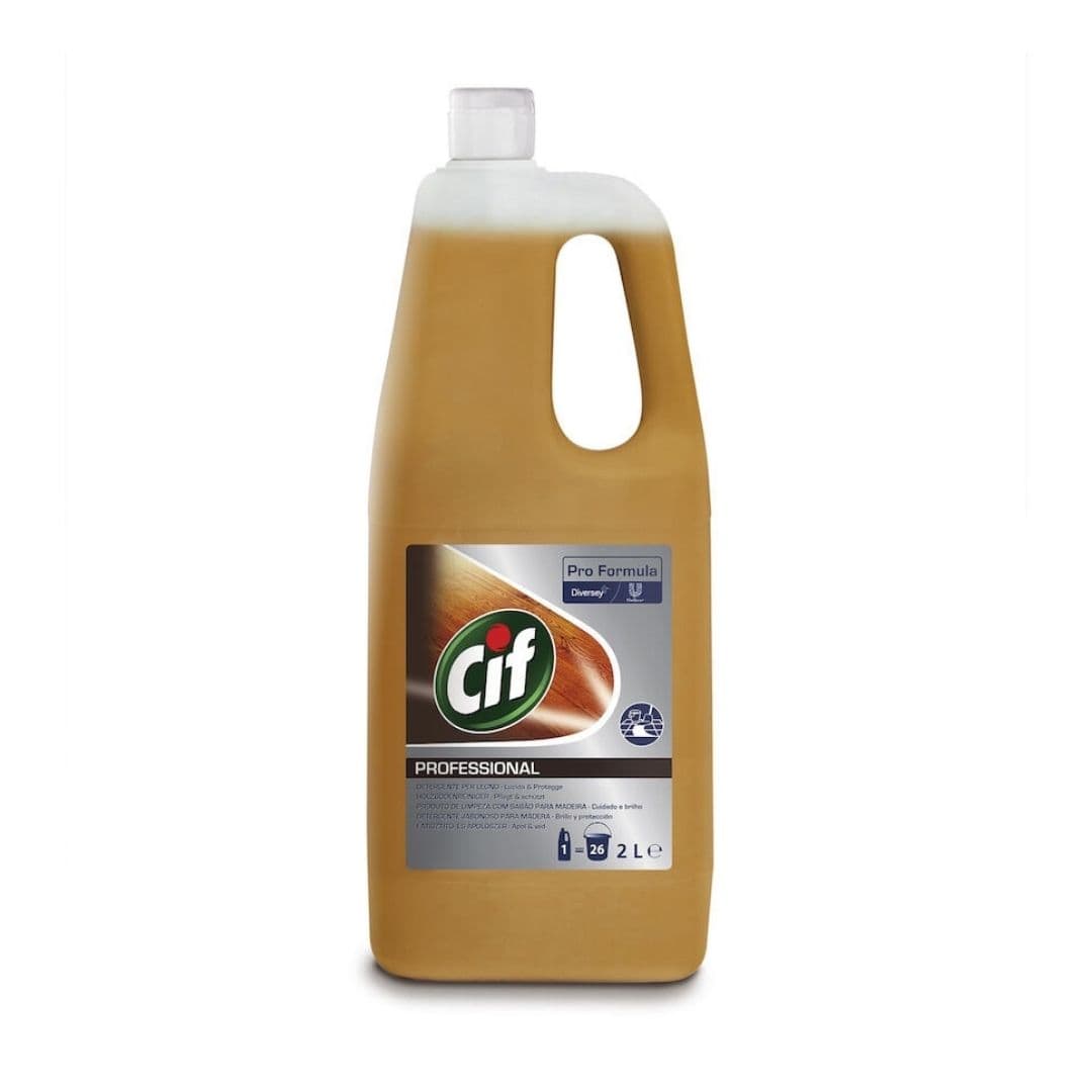Cif Pro Formula Liquid Wood Floor Cleaner - Limpador de Madeiras Brilho Duradouro