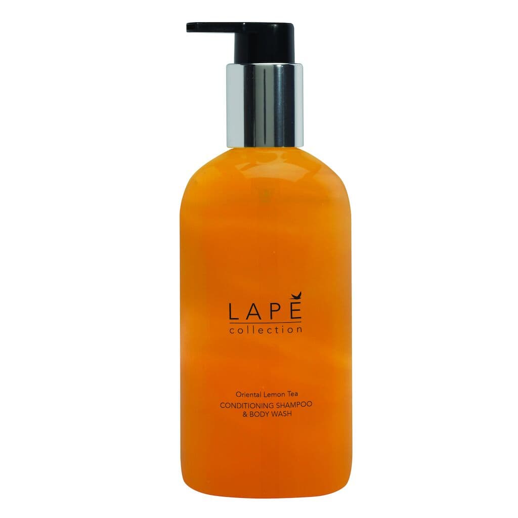 Diversey LAPĒ Collection Conditioning Shampoo & Body Wash – Champô Condicionador e Gel de Banho Chá de Limão Oriental