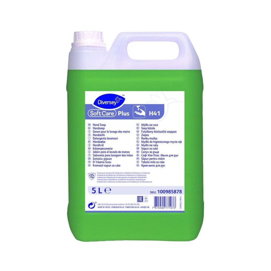 Diversey Soft Care Plus H41 - sabonete antibacteriano suave para lavagem higiénica das mãos