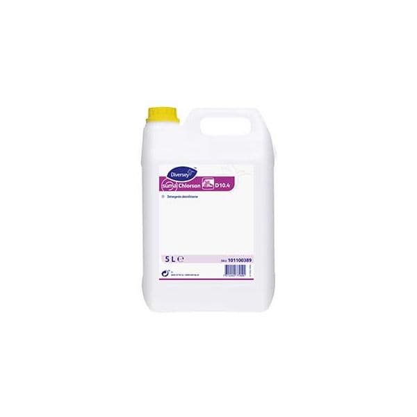 Diversey Detergente D10.4 Clorado p/Limpeza Desinfeção 5L