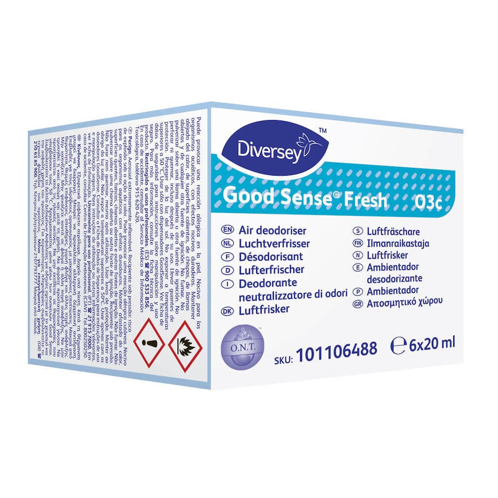 Diversey Good Sense Fresh O1c – Recarga Ambientadora Neutralizadora de Odores com Aroma a Roupa Lavada
