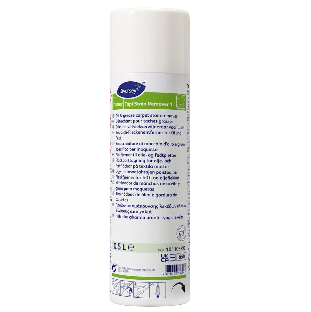 TASKI Tapi Stain Remover 1 – Tira-Nódoas para Alcatifas e Estofos de Óleo e Gordura 500ml
