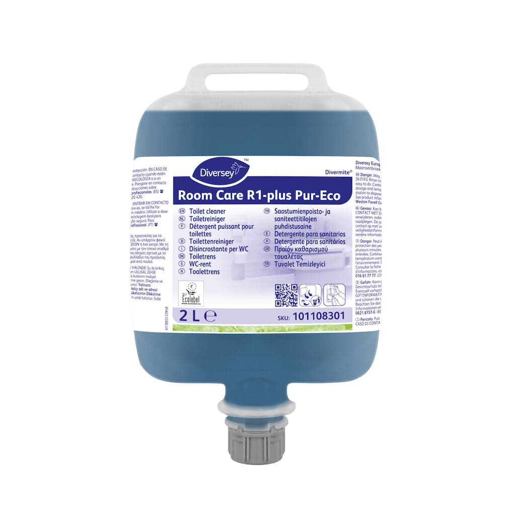 Diversey Room Care R1-plus Pur-Eco – Detergente Concentrado para Sanitários 2L