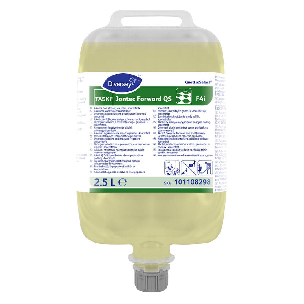 Diversey TASKI Jontec Forward F4i – Detergente Alcalino para Pavimentos em Sistema QuattroSelect 2,5L