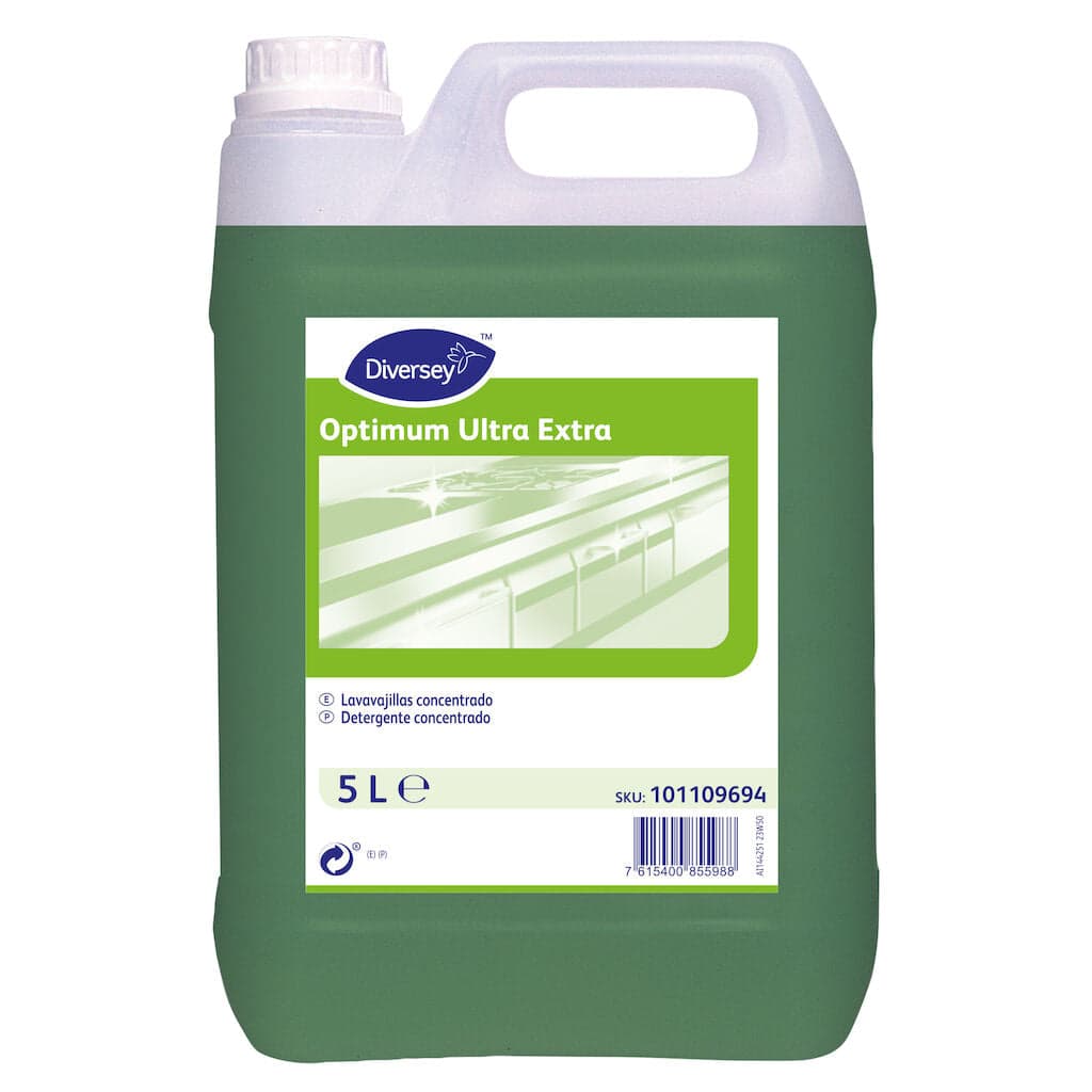Diversey Optimum Ultra Extra – Detergente Concentrado para Lavagem Manual de Loiça 5L