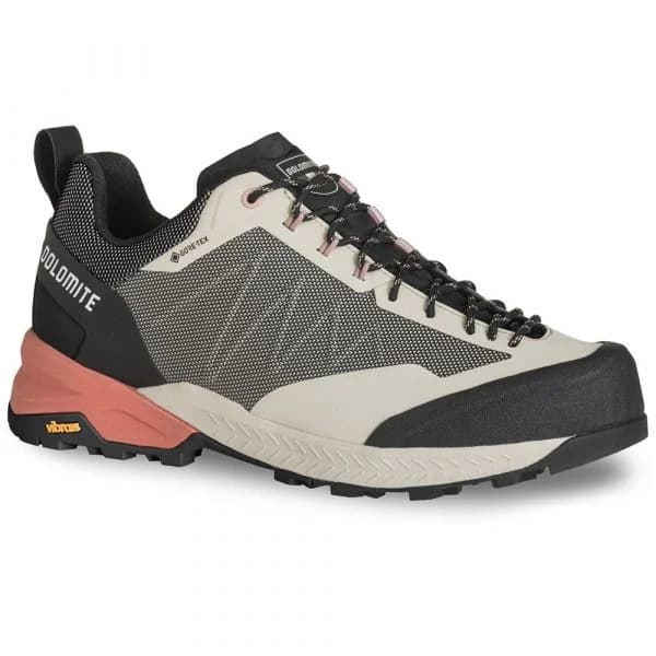 Dolomite Crodarossa Tech Goretex Hiking Shoes Beige,Cinzento 36 2/3 Mulher