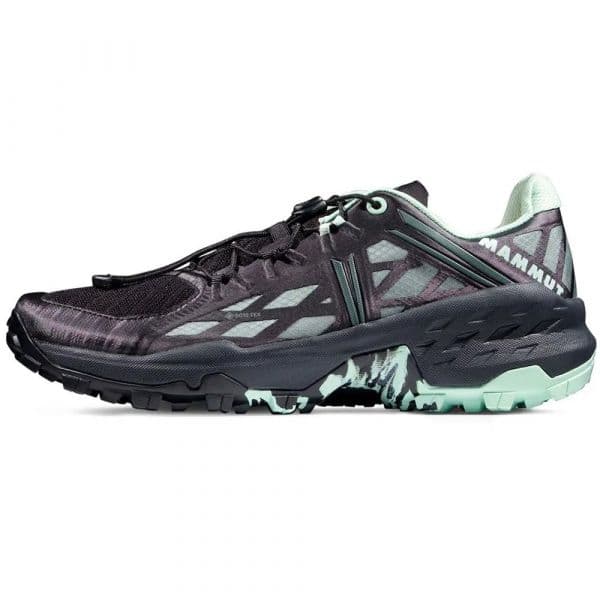 Mammut Sapatilhas de Trail Running Sertig Low Goretex Black / Dark Jade 38 2/3