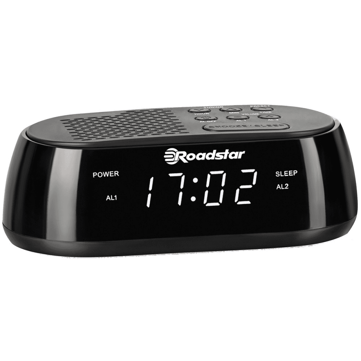 Roadstar Rádio Relógio CLR 2477 Black