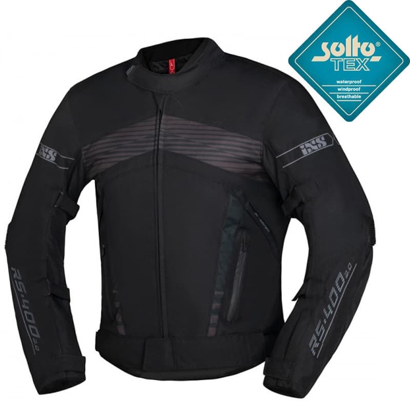 BLUSAO MOTOCICLISMO IXS SPORTS RS-400-ST 3.0 PRETO