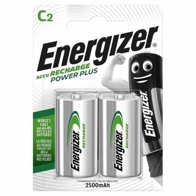 Energizer Pack 2 Pilhas Recarregáveis Power Plus HR14/C 2500mAh - 138740