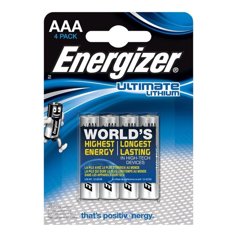 Energizer Lítio Digital Micro AAA 4 Un.