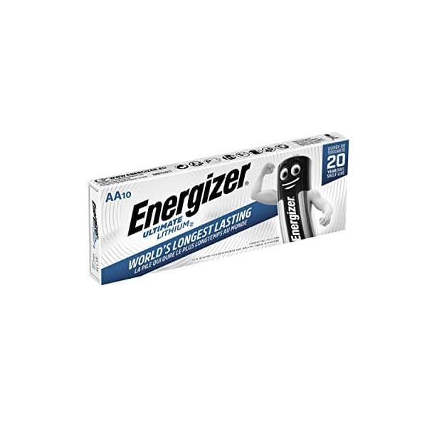 Energizer Ultimate Pilha de Lítio AA L91 Pack 10 Un.
