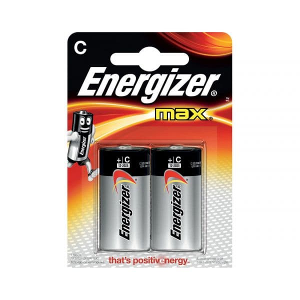 Energizer Max Pilhas C LR14 2 Un.