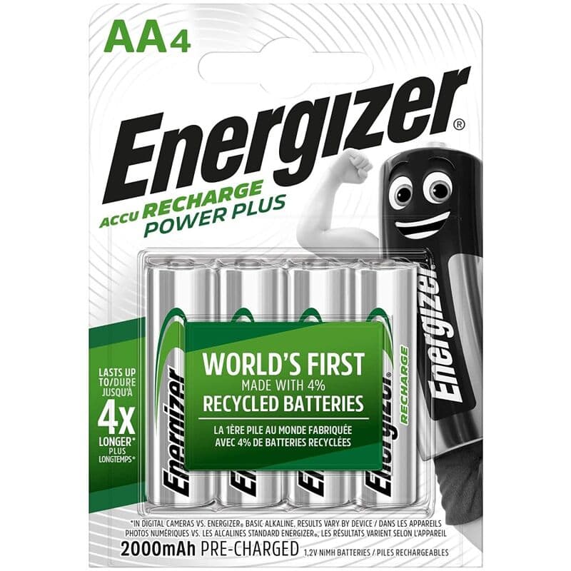 Energizer Pilhas Recarregáveis AA HR06 2000mHa 4 Un.