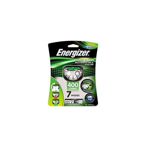 Energizer - Lanterna Faro Frontal LED USB Recargable 400 lúmenes - E301528201