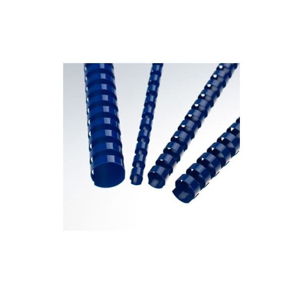 Argolas Pvc Encadernar 16mm 130 Folhas 100 Un. Azul