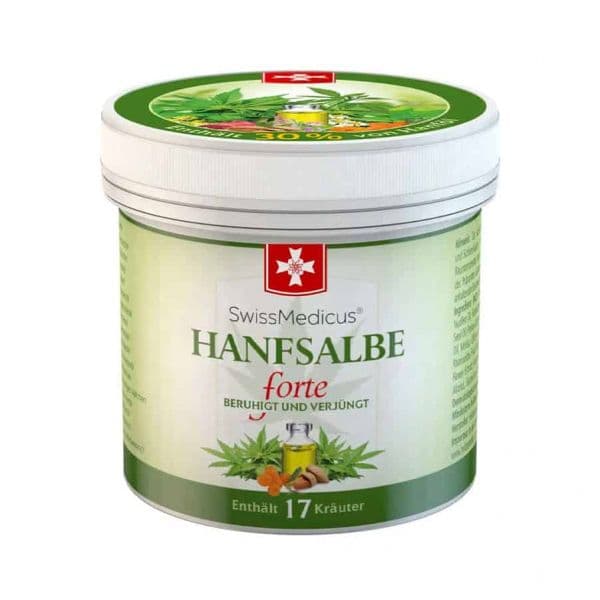 SwissMedicus Bálsamo de Cânhamo Hanfsalbe Forte 125ml