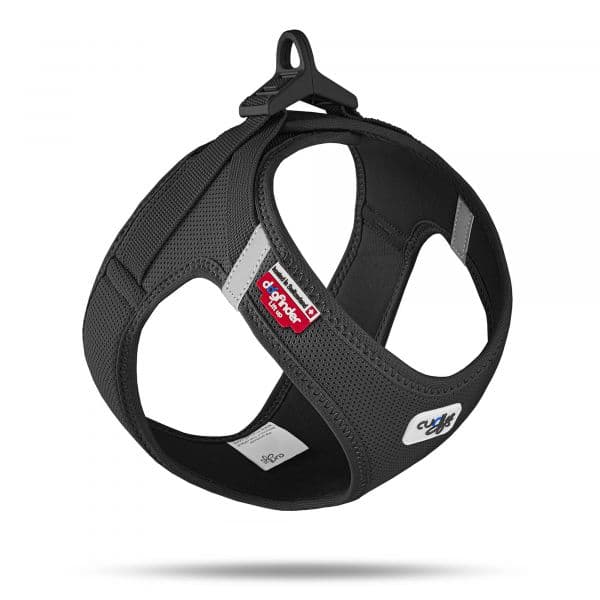 Curli Peitoral Clasp Air Mesh Preto Cães M Preto