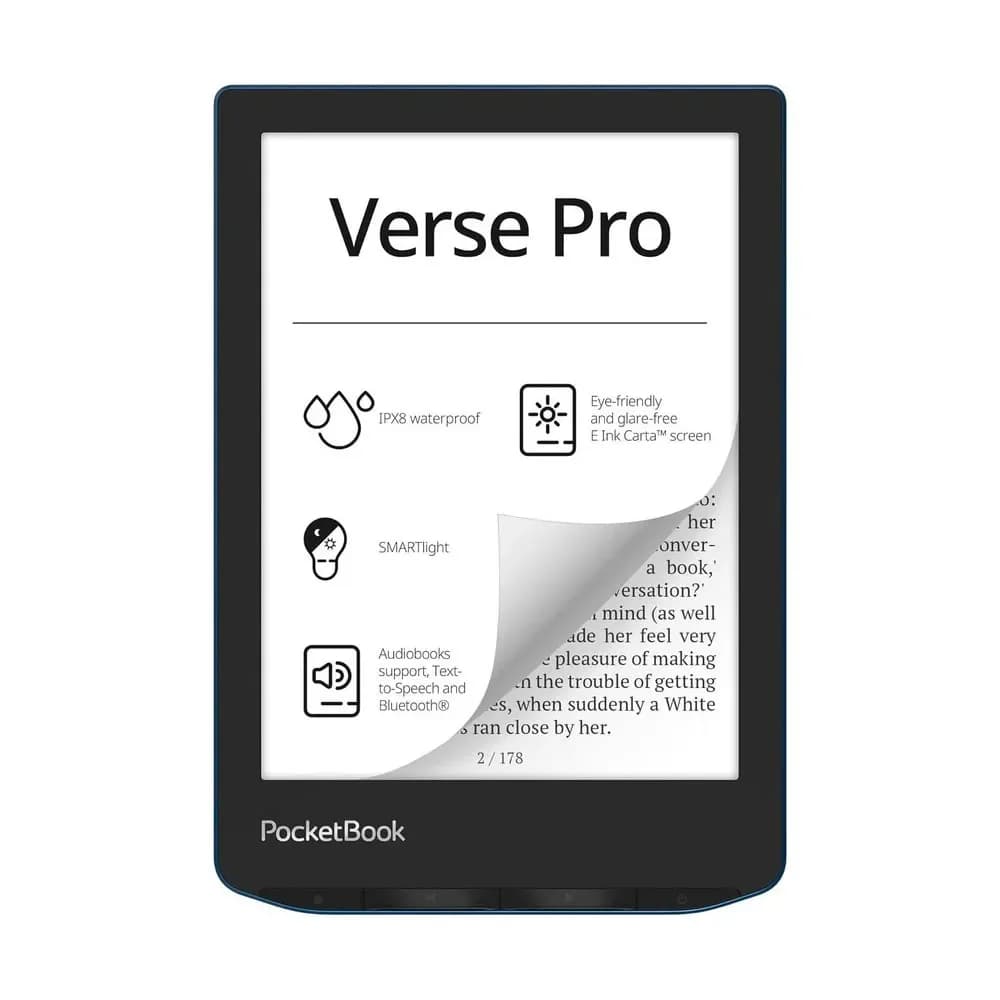 PocketBook Verse Pro Livro Eletrónico 6" 16GB Cerúleo