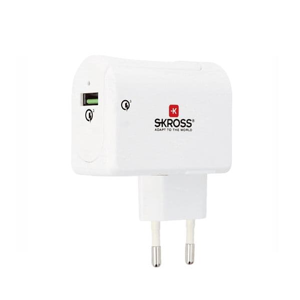 SKROSS Carregador USB-A Quick Charge 3.0 1.800121, Branco