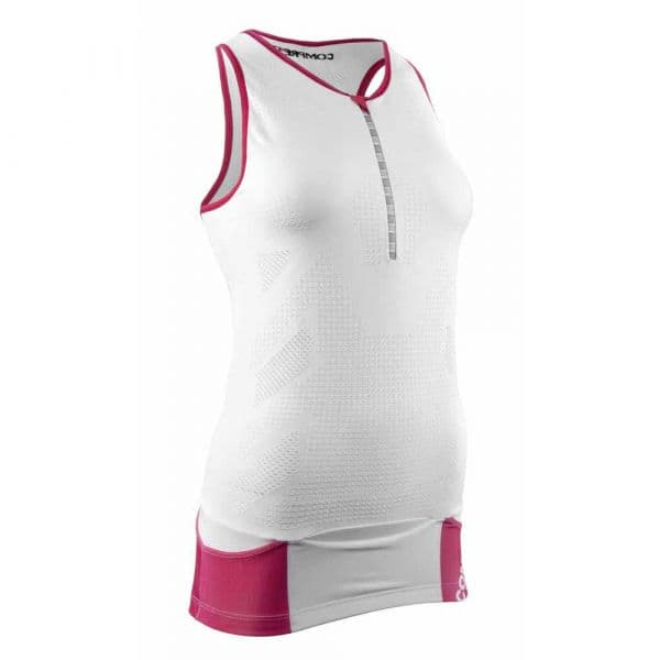 Compressport Tr3 Ultra Sleeveless T-shirt Branco L Mulher