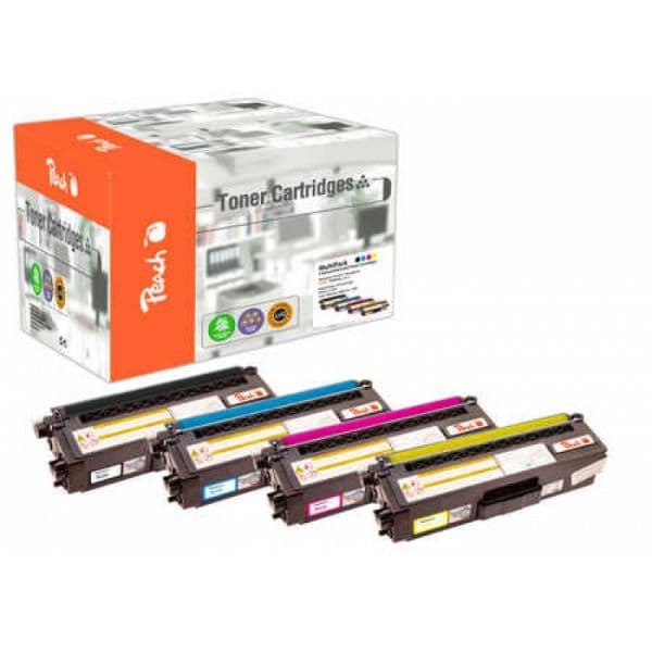 Toner Peach Brother TN-320 MultiPack BK,C,M,Y Compatível