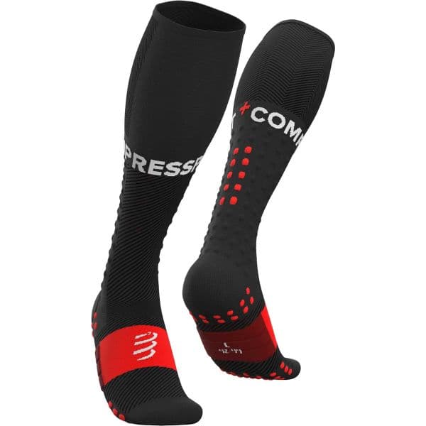 Compressport Meias de Joelho Full Socks Run 024003126 T1 Preto