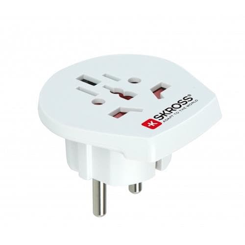 Adaptador de Tomada Skross Worldwide | EU - Branco