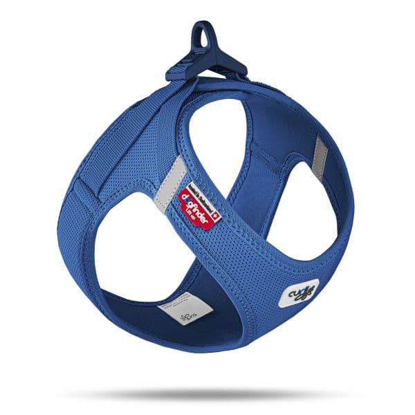 Curli Peitoral Clasp Air Mesh Azul Cães M Azul