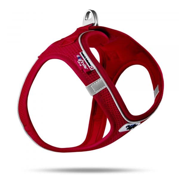 Curli Peitoral Magnetic Air-mesh Vermelho Cães Xs Vermelho