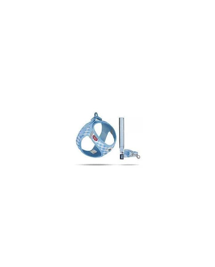 Curli Clasp Air Mesh Kit Peitoral + Trela Puppy Azul Peitoral M + Trela L (7640455191491)