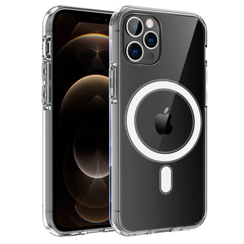 Capa Silicone Magnética iPhone 11 Pro Max Transparente
