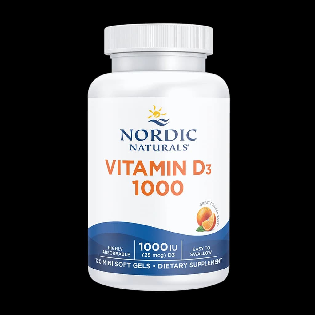 Nordic Naturals Vitamina D3 Nórdica 1000 Ui 120 Pérolas