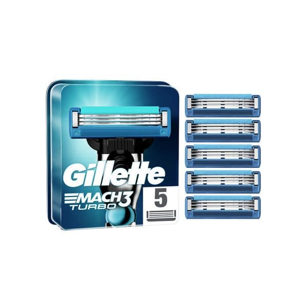 Gillette Carregador mach3 Turbo 5un