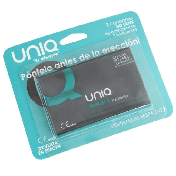 Uniq Smart Pre-Ereccin Preservativo Sin Latex 3 Unidades