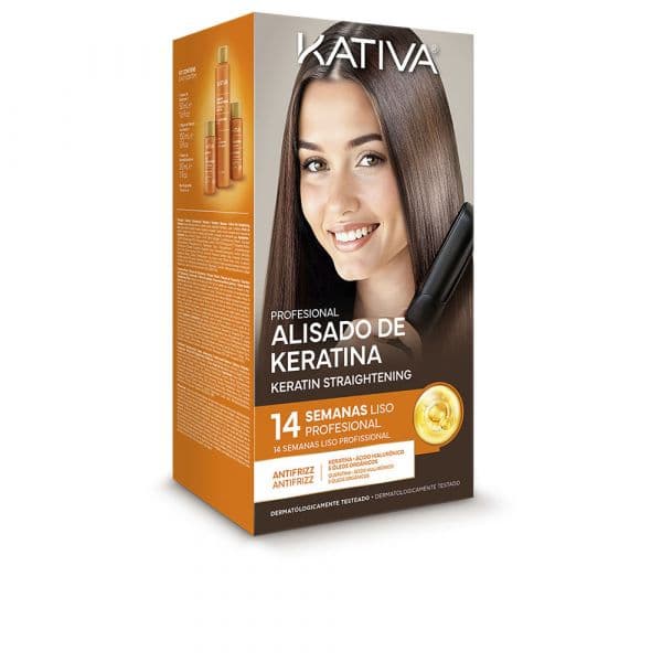 Kativa Kit Alisamento Profissional Queratina Brasileira 4 unidades