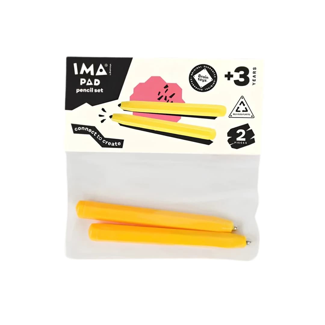 Braintoys imapad lápis magnético +3 anos 2 unidades