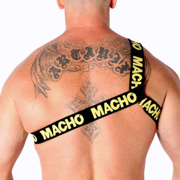 Macho Underwear Arnês Romano Amarelo L/XL