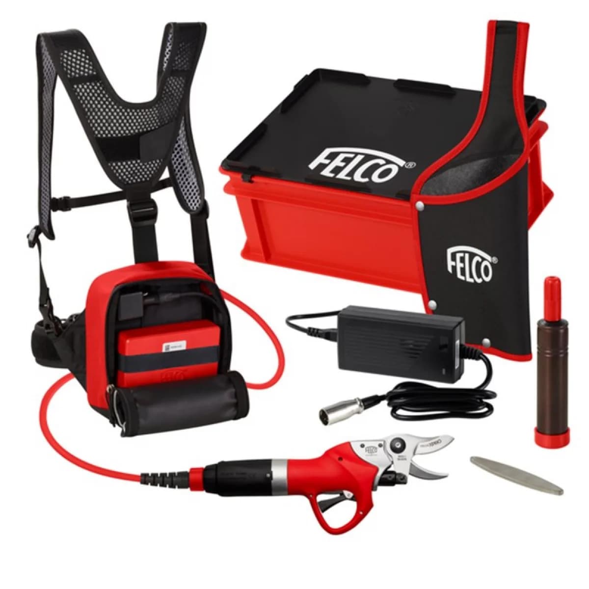 Tesoura Elétrica Kit F802 1 Bateria FELCO