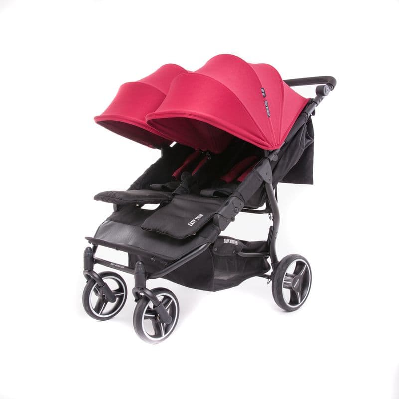 Carrinho De Bebé Double Baby Monsters Easy Twin 3S - Bordeaux Baby Monsters