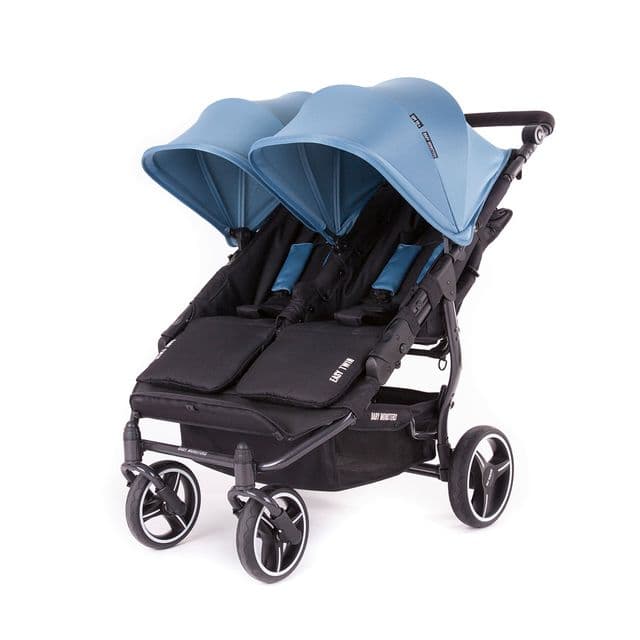 Carrinho De Bebé Double Baby Monsters Easy Twin 3S - Atlântico Baby Monsters