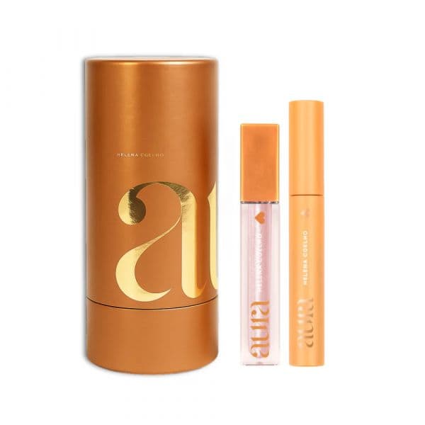 O Boticário Aura Máscara de Pestanas 12ml + Gloss Natal Coffret