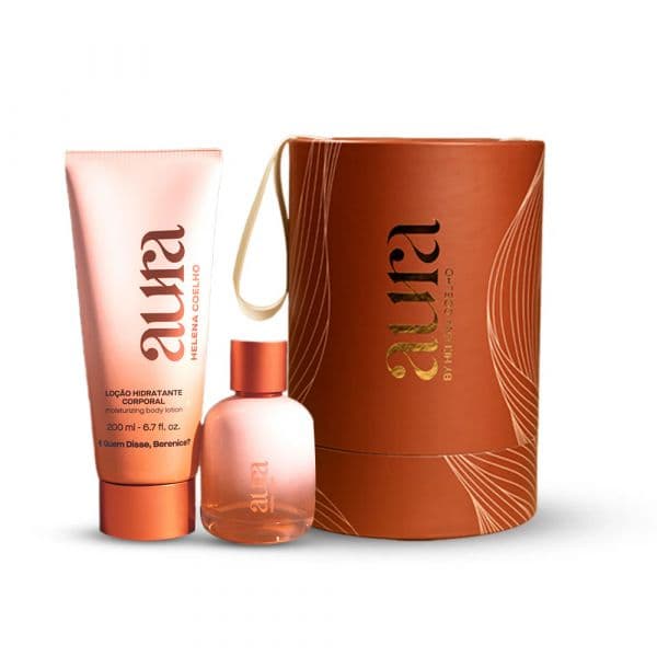 O Boticário Aura Radiant Collection Aura Eau de Parfum 75ml + Loção Corporal Aura 200ml Coffret