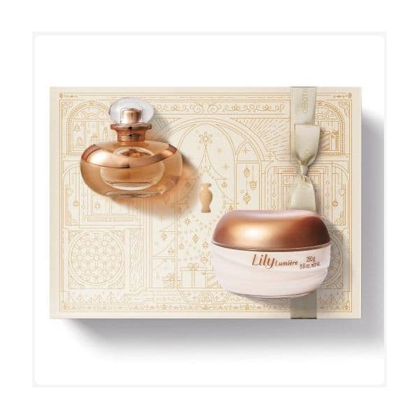 O Boticario Lily Lumière Eau de Parfum 75ml + Lily Lumière Creme Hidratante Acetinado 250g Coffret