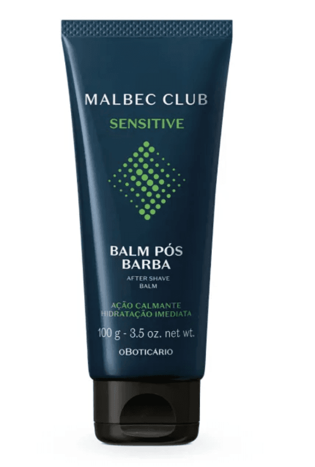 O Boticário Malbec Club Sensitive Balm Pós Barba 100g