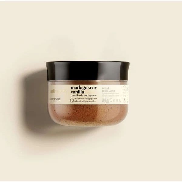 O Boticário Nativa SPA Açúcar Esfoliante Corporal Baunilha de Madagáscar 200g